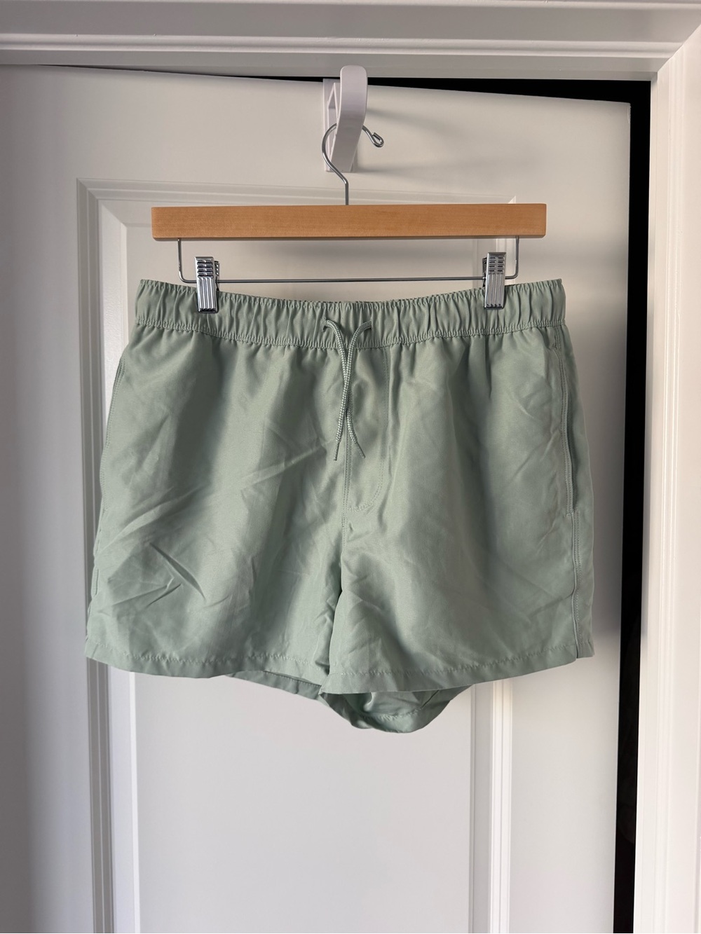 ASOS Sage Green Athletic Drawstring Shorts